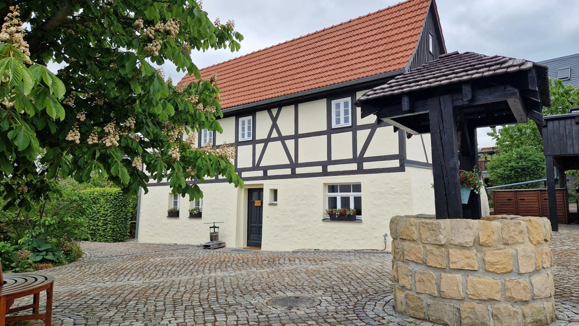 Апартаменты Winzerglueck Weinboehla Экстерьер фото